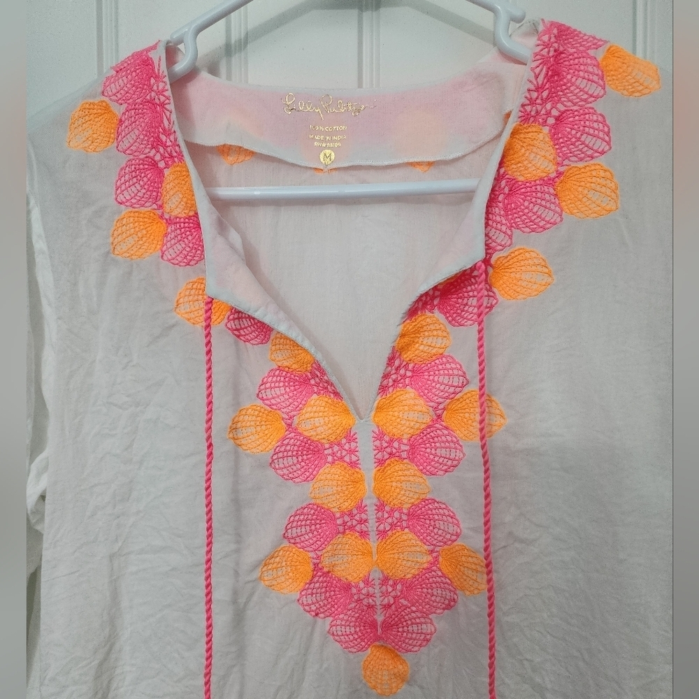 Lilly Pulitzer Amelia Island Tunic, Size Medium - Picture 3 of 8